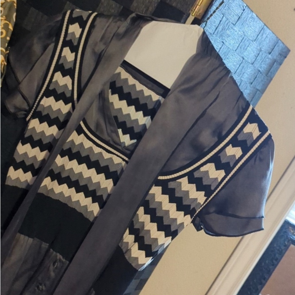 Bebe dressy satin blouse - Picture 1 of 3